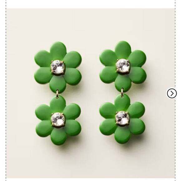 Kate Spade Floral Earrings NWT - Picture 1 of 4